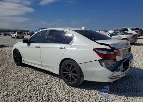 2016 Honda Accord Sport from USA, damaged, VIN 1HGCR2F5XGA143190